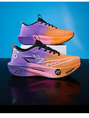 Men Running Shoes Marathon Carbon Board Speciality Sports Breathable Lightweight Women's Comfortable Athletic Sneakers New