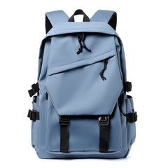 Simple solid color backpack,  travel backpack, plenty of storage space, very suitable for commuting, school, work