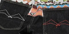 2026 New Summer Thin Embroidered Trendy Denim Shorts Men's and Korean Pants