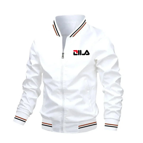 Daily comfortable baseball jersey 2026 casual outdoor men's fashionable windproof zipper hooded jacket sportswear