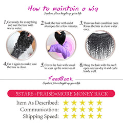 13x4 Kinky Straight Lace Front Wig Yaki Straight Lace Frontal Wig Brazilian 4x4 Guleless Lace Closure Human Hair Wig For Woman