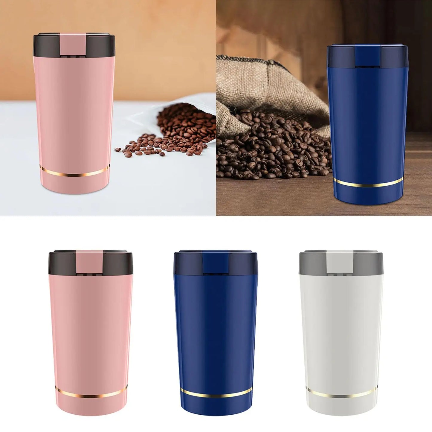 Electric Coffee Grinder Spice Grinder Food Processer Household Large Capacity Shop Bean Grinder Cup Espresso Grinder