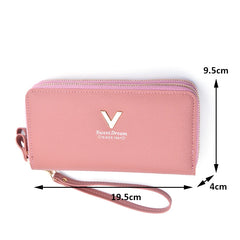 Pu Leather Women Wallets Women Purses Fashion Long Zipper Women's Wallet