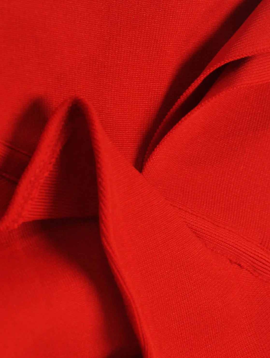 One Shoulder Ruffle Split Thigh Bodycon Midi Elegant Bandage Dress For Coaktail Party