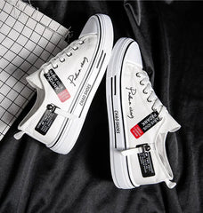 Men's Canvas Shoes Breathable Men Casual Shoes Outdoor Sneakers Comfortable Low-Top Men Tennis Shoes Zapatillas De Deporte