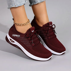 Spring and Autumn New Women's Casual Lace up Comfortable, Breathable, Lightweight and Wear-Resistant Sports