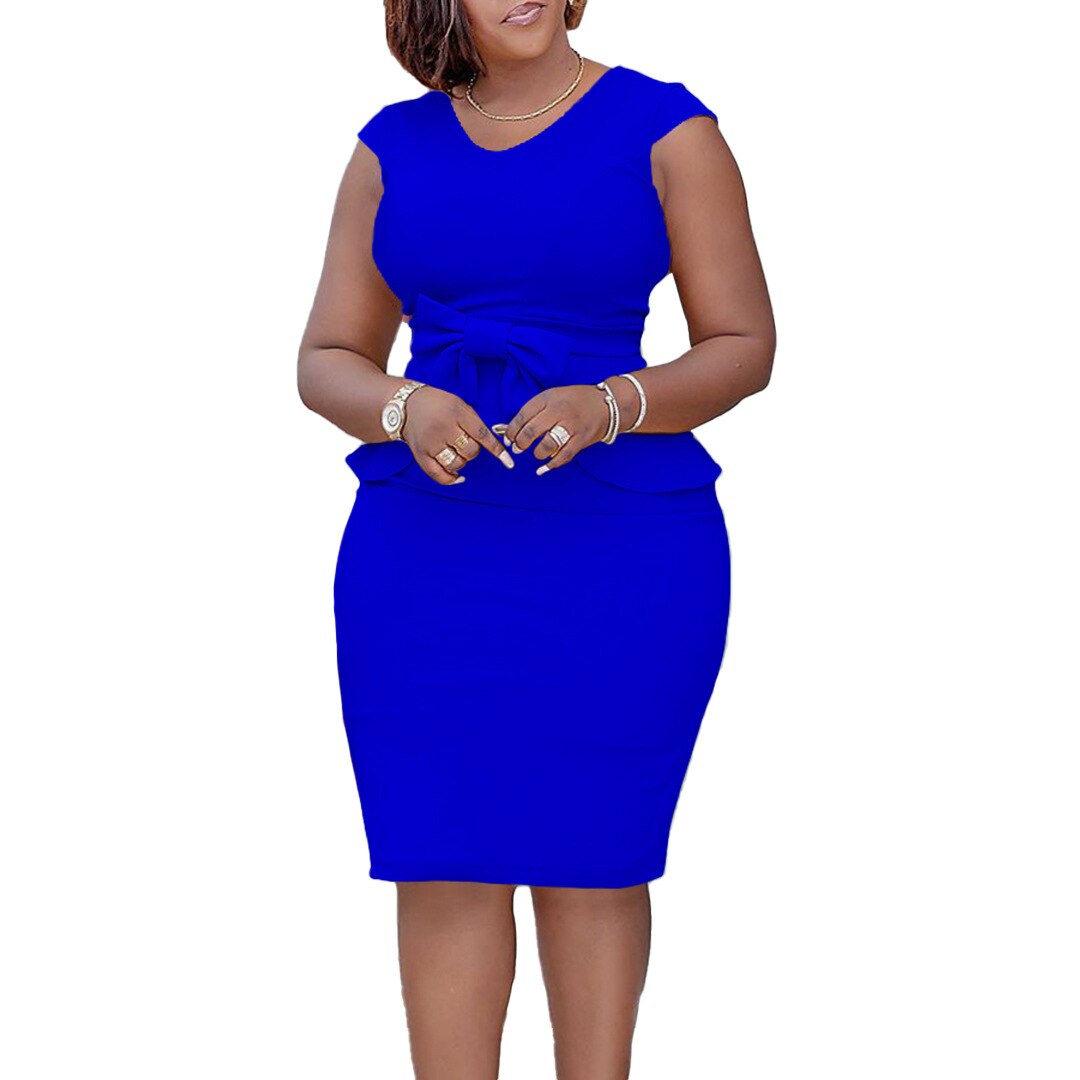 Spring Summer Africa Clothing Sleeveless Dress African Dresses For Women Sexy V-Neck Perspective Slim Dress Office Lady Party