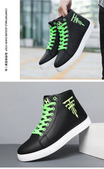 Sneakers Man Casual Vulcanized Male Comfortable High Top Shoes Outdoor Men Lightweight Fashion Mens Shoes WaterprooF