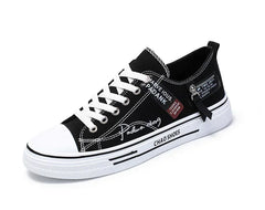 Men's Canvas Shoes Breathable Men Casual Shoes Outdoor Sneakers Comfortable Low-Top Men Tennis Shoes Zapatillas De Deporte