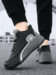 High-Top Casual Sneakers for Men, Trendy Thick-Soled Dad Shoes, Breathable Soft-Soled Non-Slip Versatile Men's Shoes,