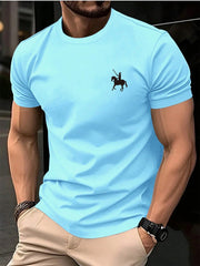 Men's summer 100 cotton fashionable casual loose sports