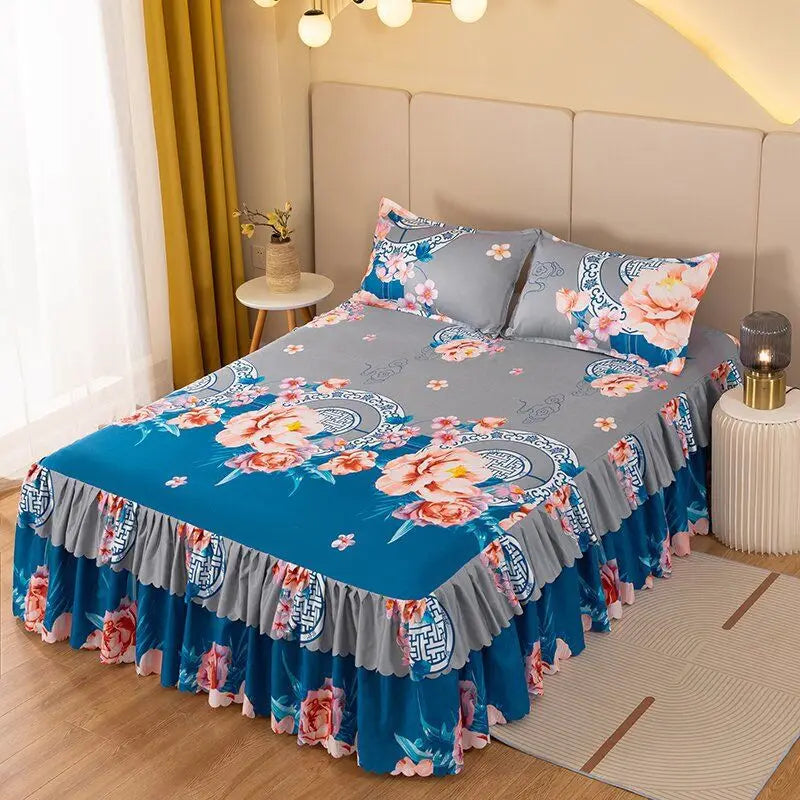 Flat Sheets Fashion Household Bedding Luxury Comfortable breathable washable bedspread