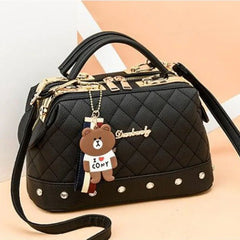 New Woman shoulder bag Large capacity Handbag for Women Crossbody bag Lychee pattern Portable bucket bag ladies messenger bags