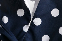 Summer Girls Short Sleeve Dress For Kids Polka Dot Dress Wedding Birthday Party Vestidos 3 6 7 9 12Year Children Casual Clothing