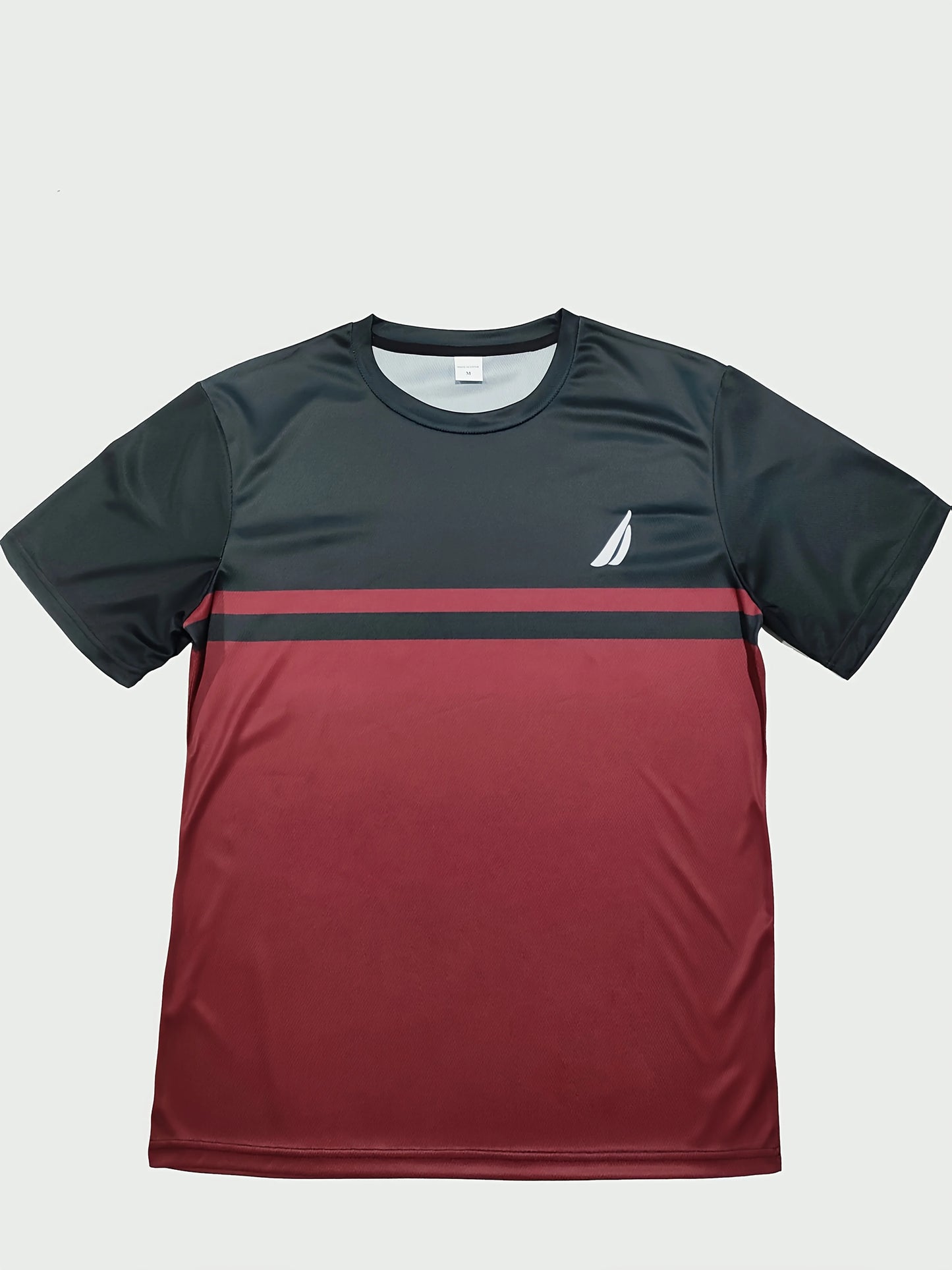 Men'S Novelty 3D Crew Neck T-Shirt,Casual Polyester Knit Fabric with Slight Stretch,,