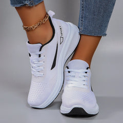 Spring new women's sports shoes, fashionable, breathable, lightweight, non-slip, wear-