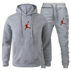 2025 Autumn/Winter Men's jogging Fitness sportswear Set: Fashionable long-sleeved sweater