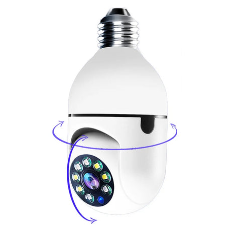 1080P Bulb Surveillance Camera 360° WiFi Anti-theft Outdoor Indoor Security Monitor Night Vision Audio Security IP Cam