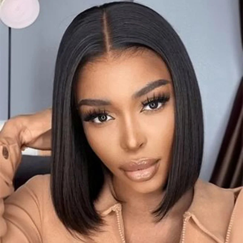Hot Sale Short BOB Wig T Part Side Part Bob Wigs Lace Frontal Brazilian Human Hair for Black Women