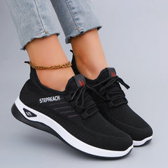 Spring and Autumn New Women's Casual Lace up Comfortable, Breathable, Lightweight and Wear-Resistant Sports