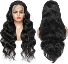 TIMOPOL 100% Human Hair 13x4 Lace Front Body Wave Wig 22 Inch Glueless Wear and Go Wig for  Women