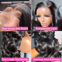 13x4 Body Wave Lace Front Wigs Human Hair Pre plucked With Baby Hair 200 Density HD Lace Body Wave Human Hair Wigs For Women Lace Front Wigs Human Hair Pre Plucked 200% Density Body Wave HD Lace Front Wigs Human Hair Transpar