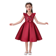 3-10Y  Girls' Dress Children's Sequined Evening Festival Party Princess Dress Party Dress for Kids Girl