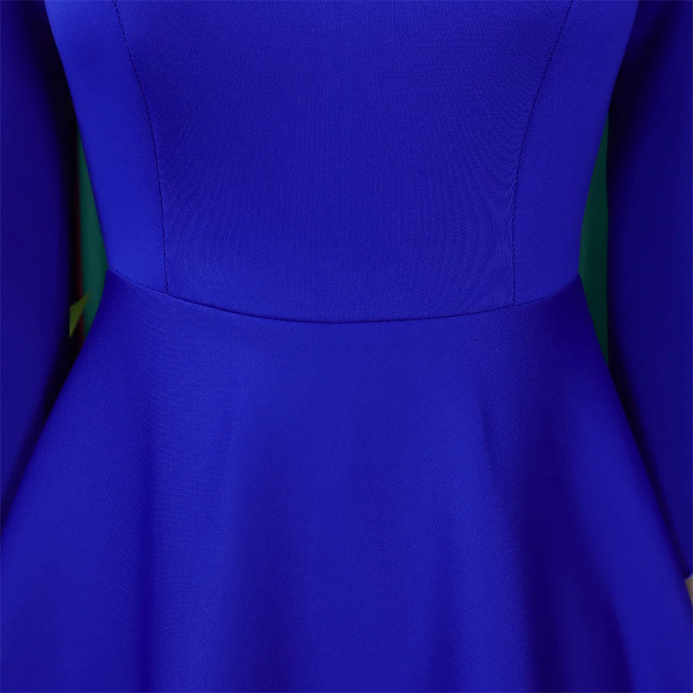 Elegant Party Dresses Woman 2024 New O Neck Half Sleeve High Waisted A Line Pleated Mid Calf Luxury Birthday Dinner Vestidos Hot