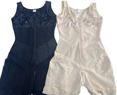 AfruliA Full Body Shaper Bodysuits Corset Fajas Colombian Girdle Shapewear Daily Post-Surgical Use Double Control Waist Trainer