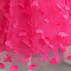 Hello Kitty Girl Princess Dress Kid Clothes Party Birthday Outfits Evening Party Tulle Dress Wedding Wear Summer Bowknot Dress