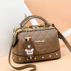 New Woman shoulder bag Large capacity Handbag for Women Crossbody bag Lychee pattern Portable bucket bag ladies messenger bags