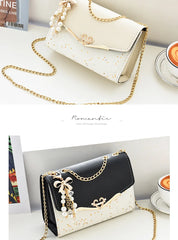 Women's Bag Korean Ins Fashion High-end Single Shoulder Bag Sequin Trend Bow