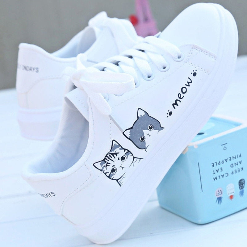 comemore 2021 New fashion lace -up women sneakers casual