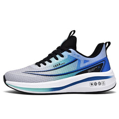 Men Sports Shoes 2026 Spring New Trend Mesh Cushioning Rebound Flat Bottom Youth Running Competition Training Shoes for Men