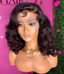 13x4 Body Wave Lace Front Wig Human Hair PrePlucked Brazilian Hair Lace Frontal Wigs For Women