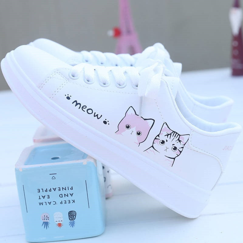 comemore 2021 New fashion lace -up women sneakers casual