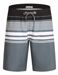 Striped Beach Shorts Men 3D Fashion Swimwear Board Shorts Trunk Gym Fitness Pant Men's Briefs Swimsuit Beachwear Short