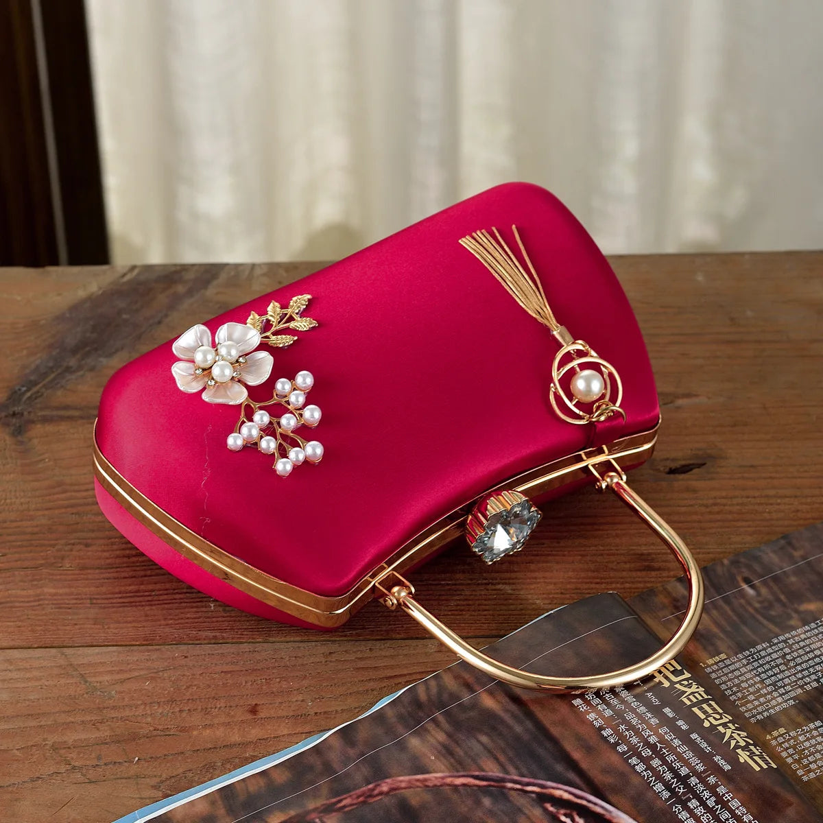 2025 New Women Handmade Flowers Clutch Handbags Wedding Evening Wallets Party  Purse For Ladies
