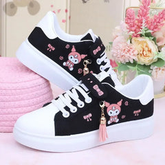 Sanrio Kuromi casual shoes girl canvas shoes my melody spring autumn
