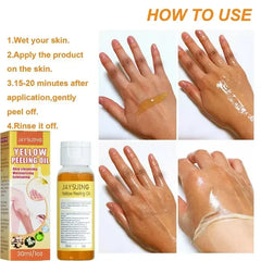 Yellow Peeling Oil Body Cleansing Exfoliation For Tender Glowing Skin Finger Joint Whitening Moisturizing Care Beauty Products