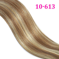 Flat Tip Keratin Hair Extensions Pre-Bonded Flat Tip Hair Extensions 50 Gram Double Drawn Straight 16-30 inch Indian Remy Hair