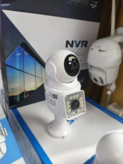 4MP UHD iCsee/V380Pro APP  Dual Lens E27 Lamp Head Socket Wireless PTZ IP Camera AI Humanoid Detection Baby Monit
