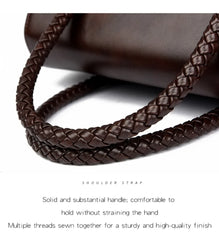 Retro High Quality Oil Leather Women Top-handle Shoulde Bags Vintage Casual Totes Trendy Lock Designer Handbag Small