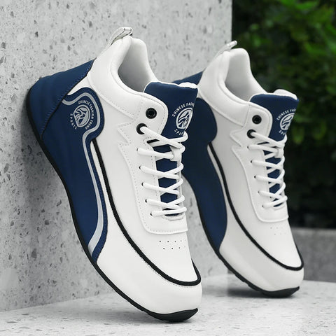 High-Top Casual Sneakers for Men, Trendy Thick-Soled Dad Shoes, Breathable Soft-Soled Non-Slip Versatile Men's Shoes, Everyday Commuting Height-Increasing Sports Trendy Shoes 9