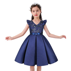 Beautiful Beading Flower Girl Dress for Wedding Party Coral Flower Girl Peach Tutu Dress