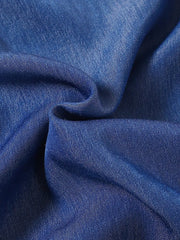 Girl's Casual Dress, Street Fashion, Sleeveless Dress With Ruffle Hem And Buckle Belt