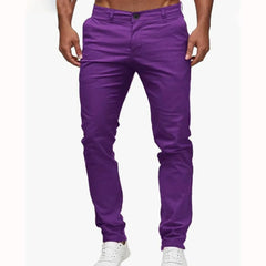 Men Casual Pants Patchwork Pencil Pants Ankle Length Pant Spliced Skinny ZipperCasual Pockets Mid Waist Solid 2025 Summer