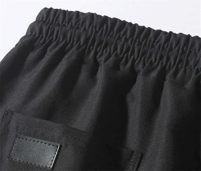 2024 New Cargo Pants Men's Loose Straight sports Clothing Solid color sweatpants Versatile Joggers Woven Casual Male Trousers