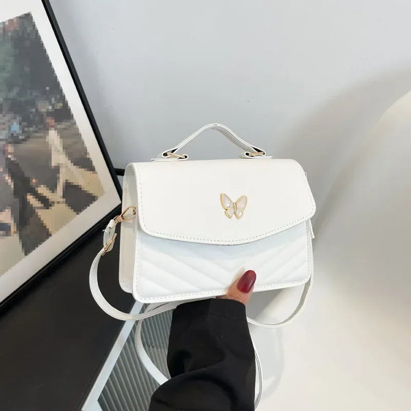 PU Versatile and Fashionable Portable Small Square Bag Single Shoulder Crossbody Bag Luxury Designer r