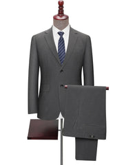 Men Plus Size Summer Thin Cotton Linen Suit Jacket Pants Set Wedding Host Groomman Formal Business Party Banquet Dress Suit